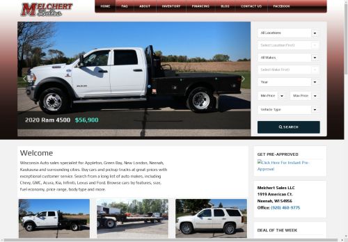 Appleton WI Auto Sales Home Page